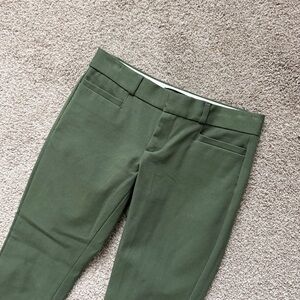 Banana Republic Olive Green Sloan Pants